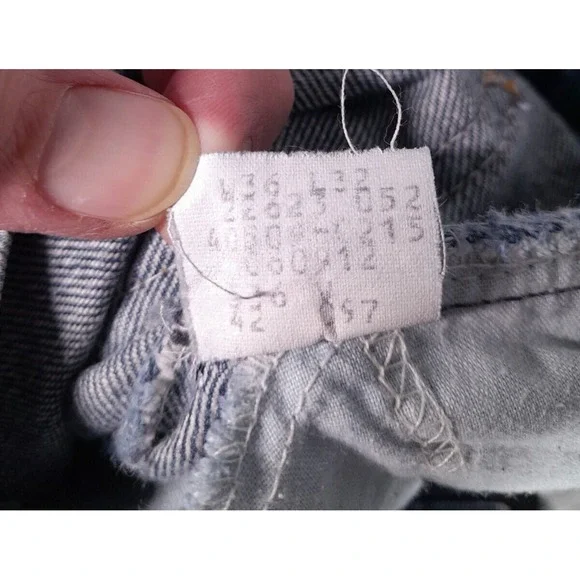 VTG Levis 509 Jeans Mens‎ 36x32 (35x30) Orange Tab Made in - Picture 8 of 10